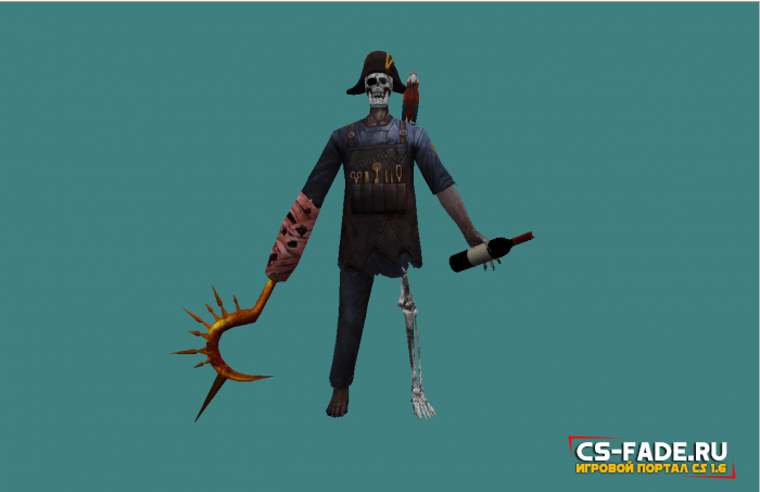 Model zombi Pirate