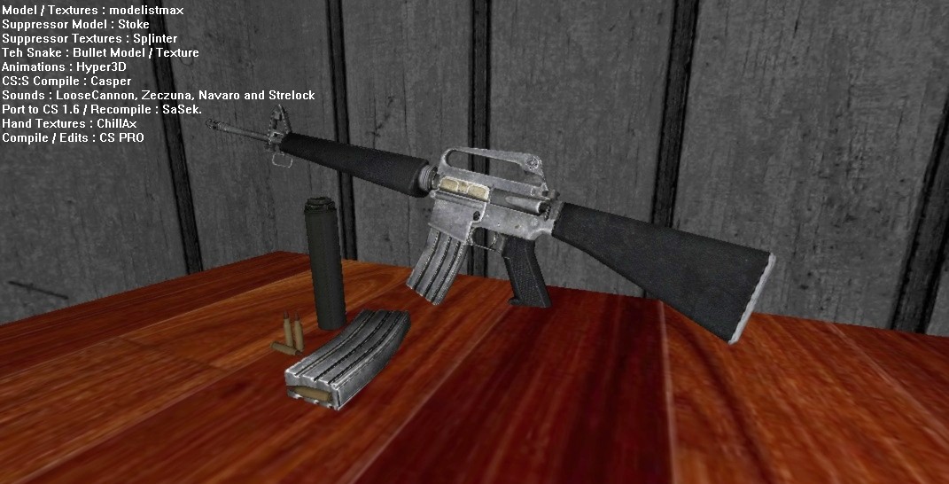 M16A1 on Hypur's animations