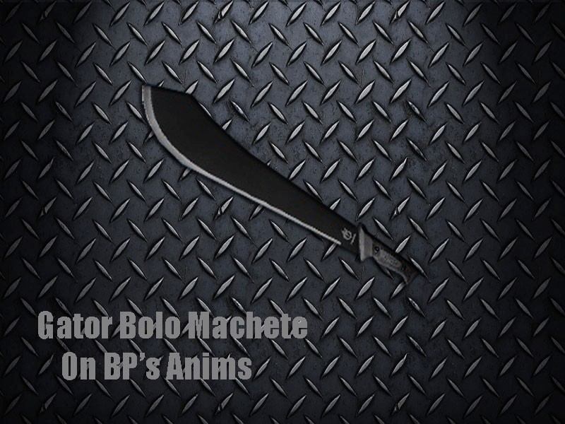 Gator Bolo Machete on BP's Animation