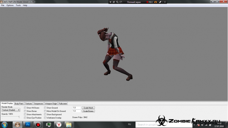 Model zombi (Studentka)