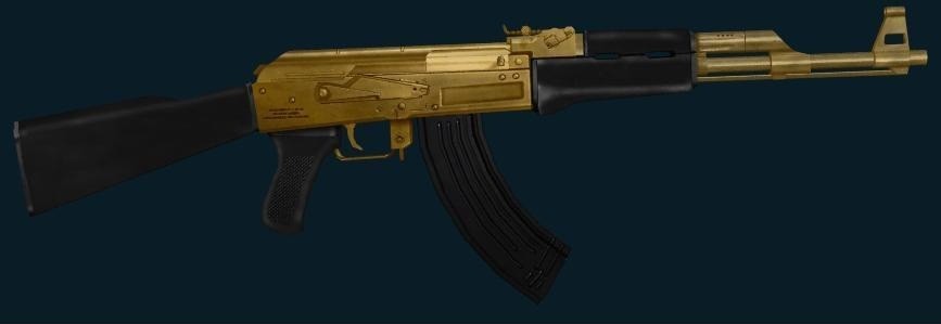 AK-47 Gold Reskin