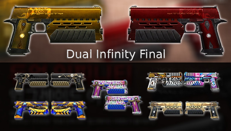 Dual Infinity Final All paints