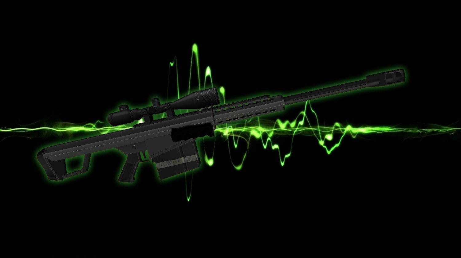 Barrett M82 on MW2 style anims