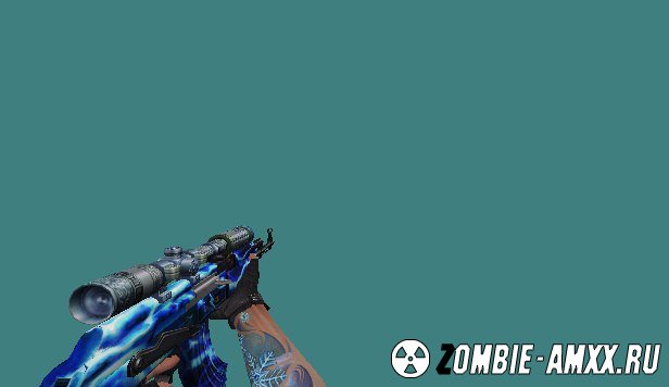 Model Weapon Ak47 Snow