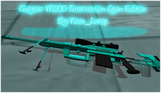 Cheytac M200 Intervention Cyan Edition
