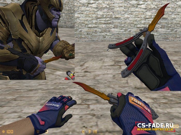 Knife Model - Butterfly Pack from CS:GO