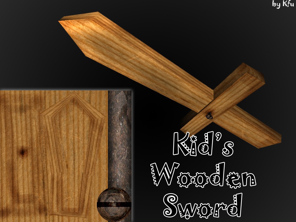 KFUS Kids Wooden Sword