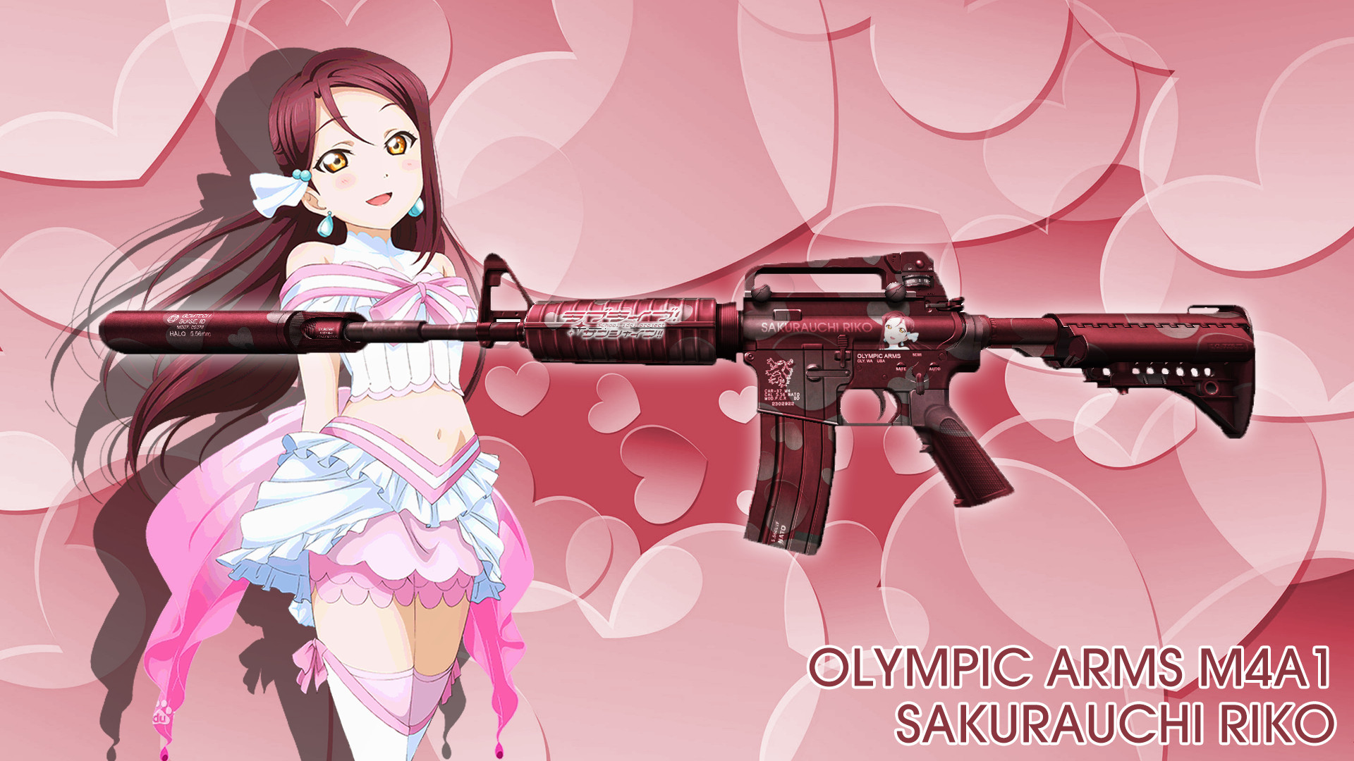 Olympic Arms M4A1 - Sakurauchi Riko On Lynx9810
