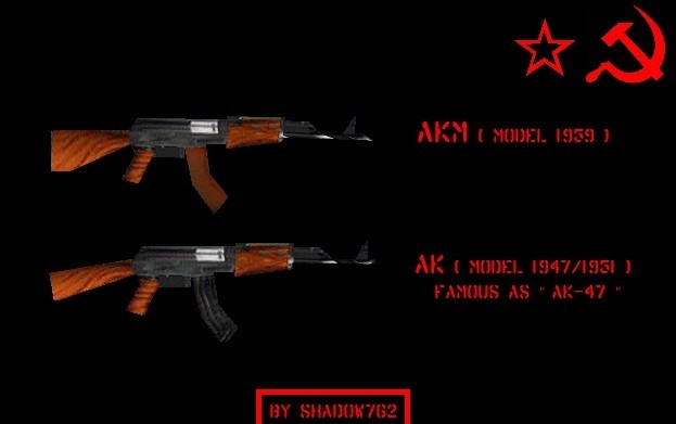 AKM for AK (ak47) on default textures