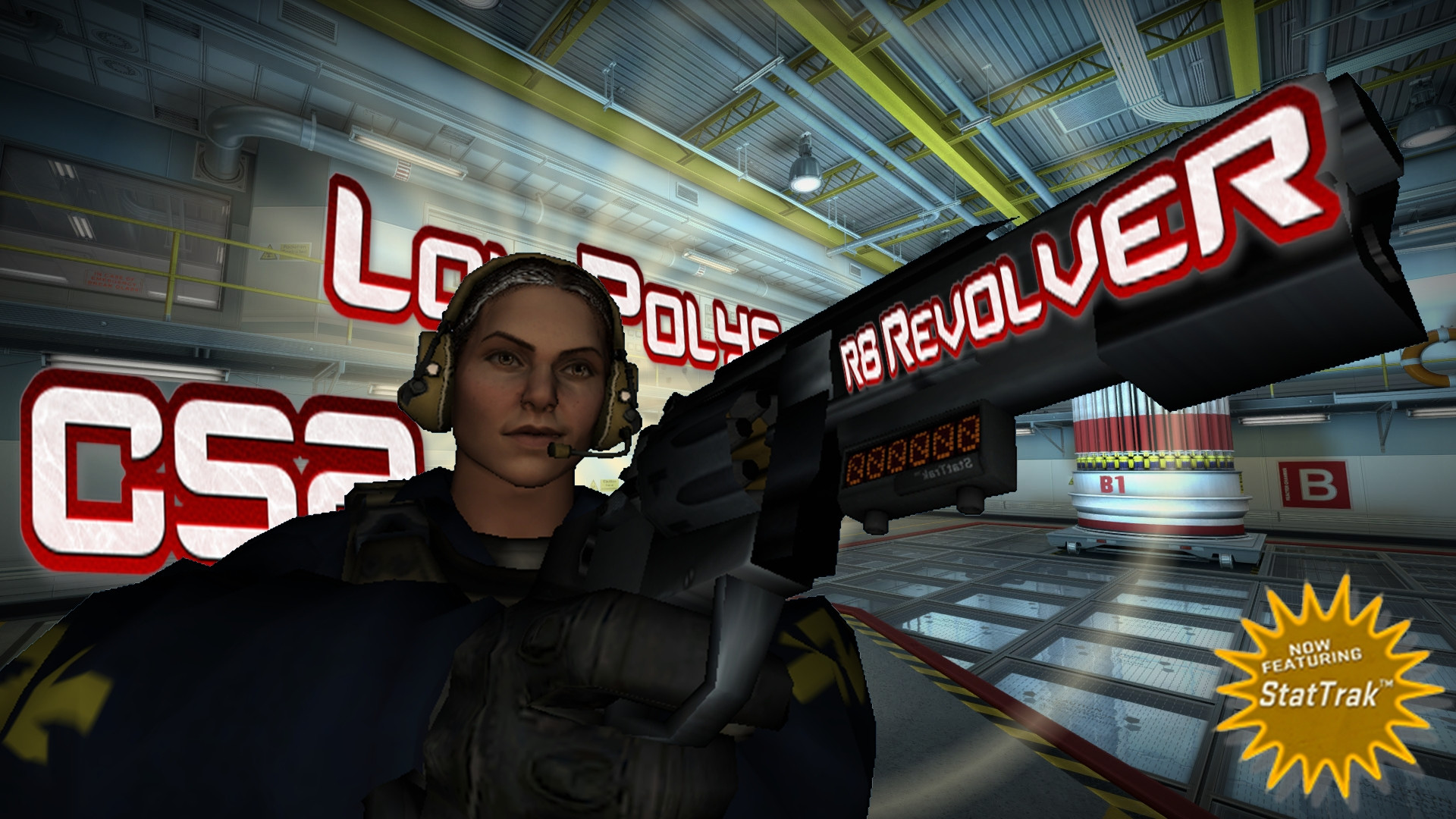 CS2 Low Polys | R8 Revolver