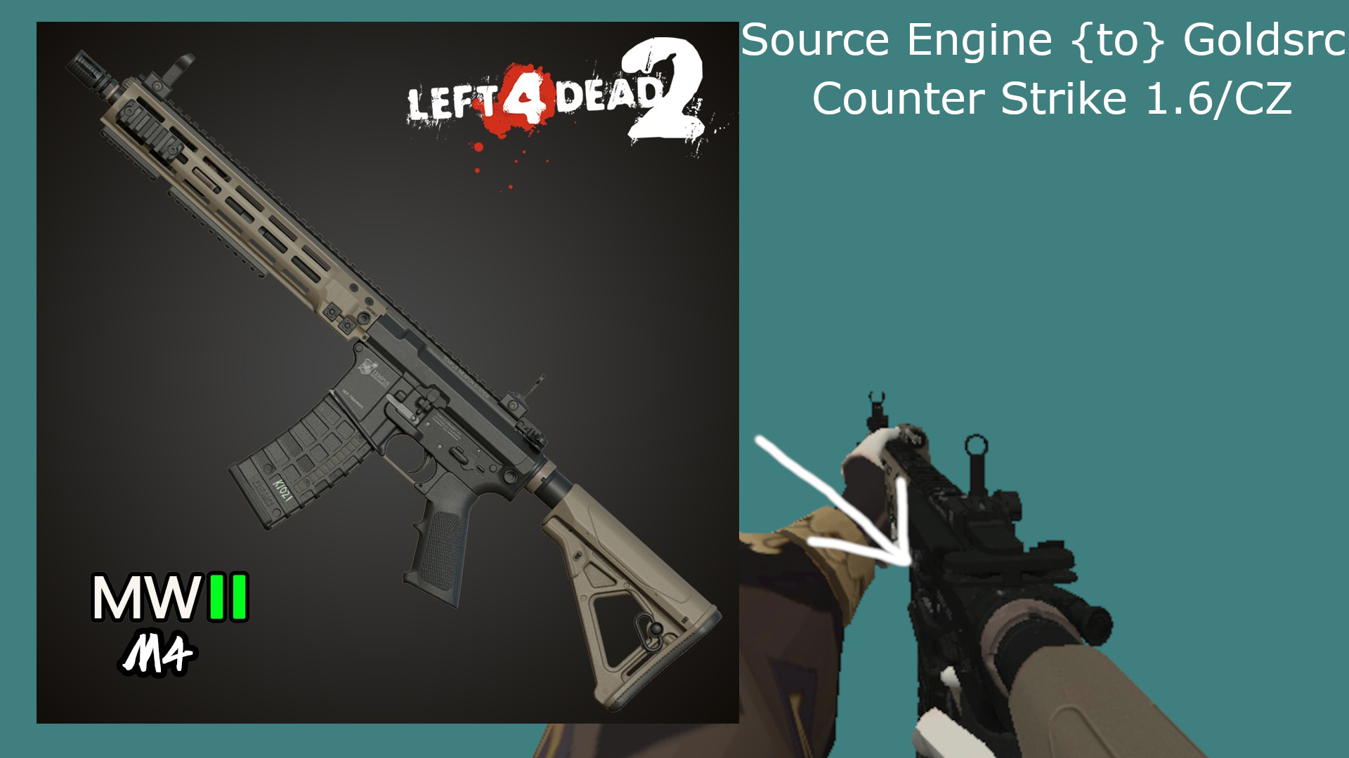 MW22 M4 {Replace} M4A1
