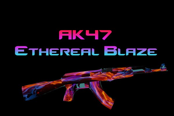 AK-47 Ethereal Blaze by Samuel Phan