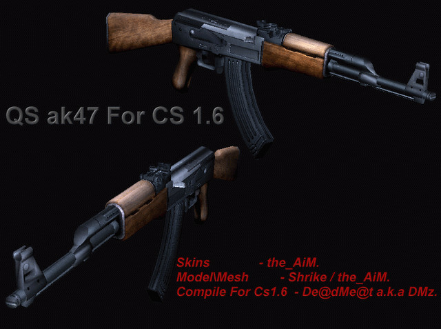 QS ak47 For CS 1.6