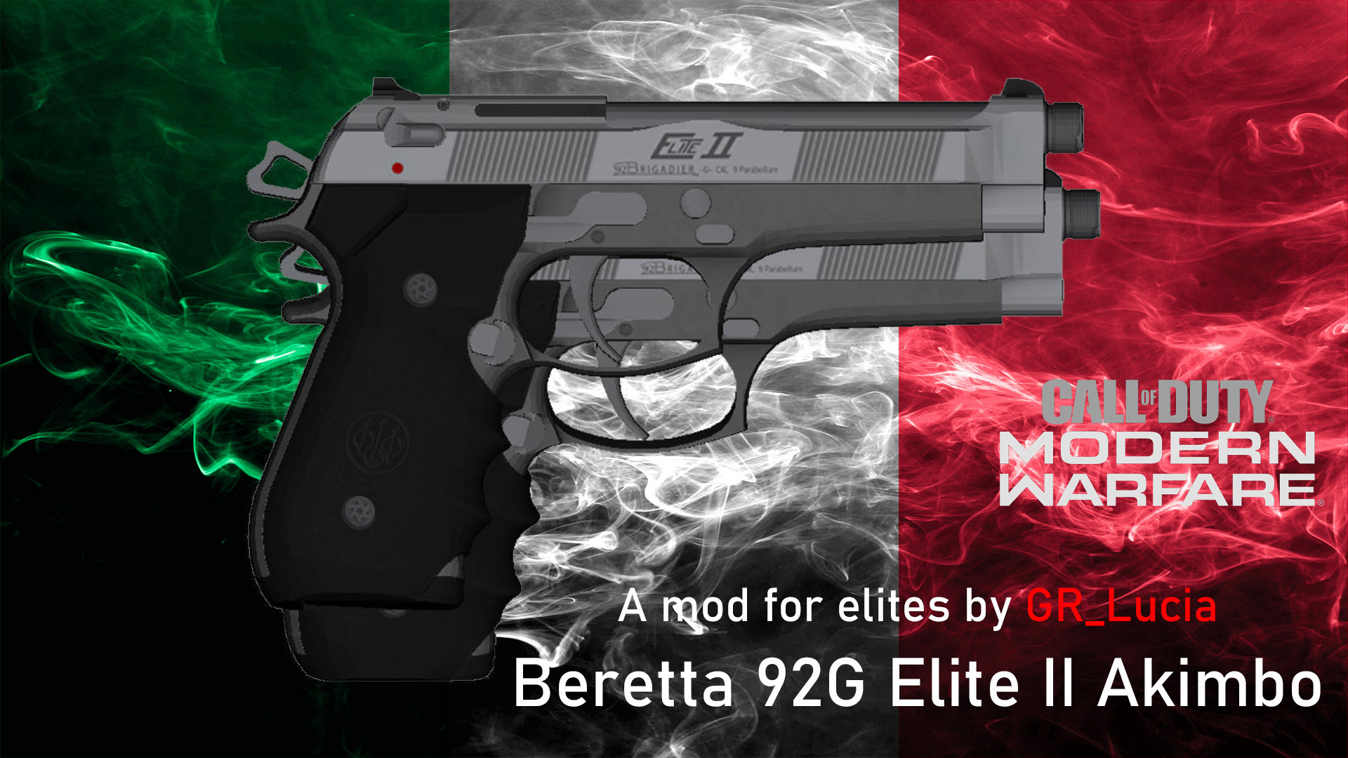 Beretta 92G Elite II Akimbo on MW2019 Animation