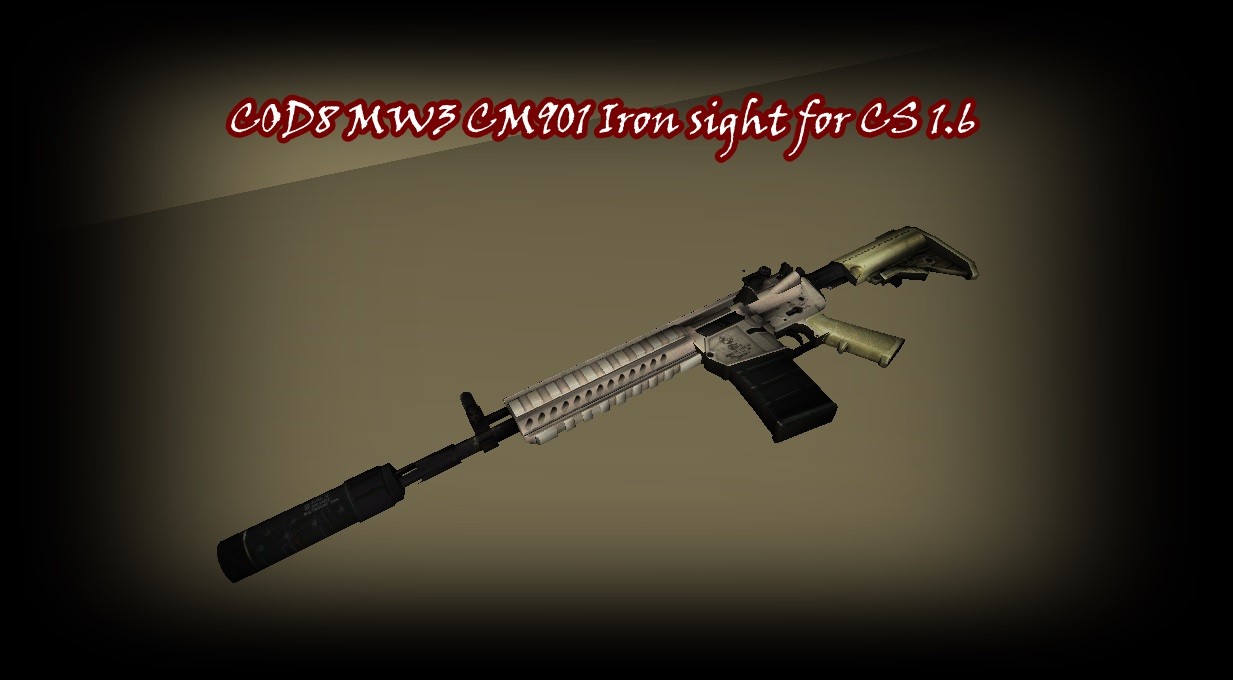 COD8 MW3 CM901 Iron sight for CS 1.6