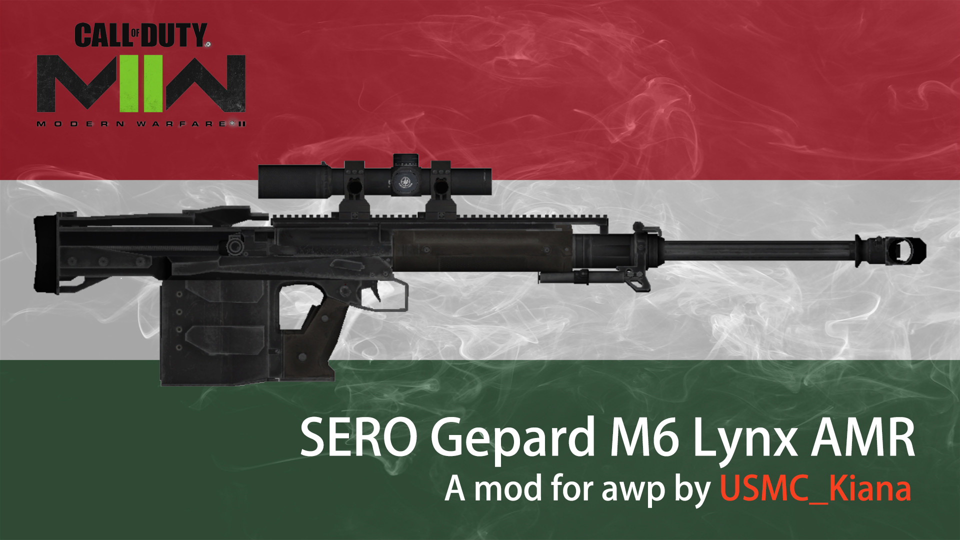 SERO Gepard M6 Lynx AMR on MW2022 Animations