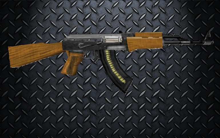 Retextured AK47 On 3 Animations Pack