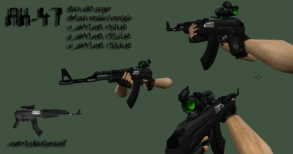 AK47 dark with scope [default remix]
