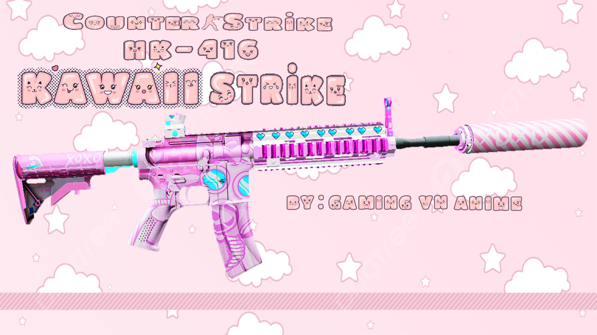 HK-416 Kawaii Strike ｡^‿^｡