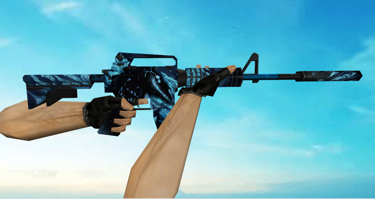 Default M4A1 w/ Nightmare skin