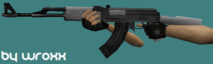 Brushed Metal AK-47