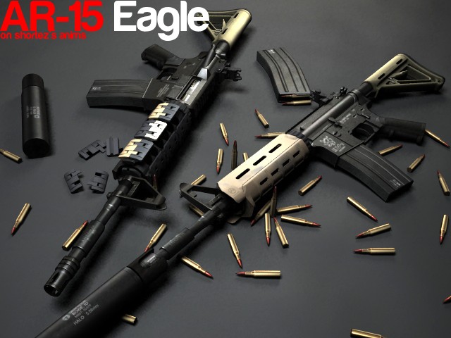 AR-15 Eagle On UncleGAY Animations