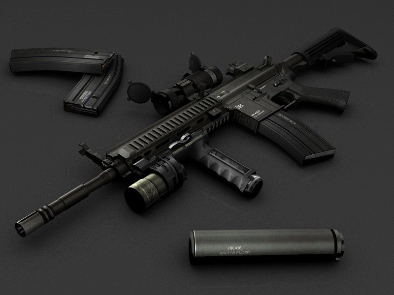 HK416 on Sick's Anims